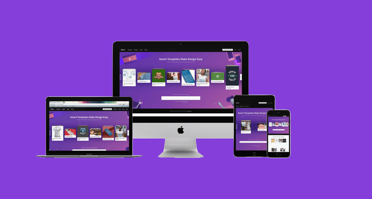 Responsive ιστοσελίδα που προσαρμόζεται σε κινητό, tablet και desktop