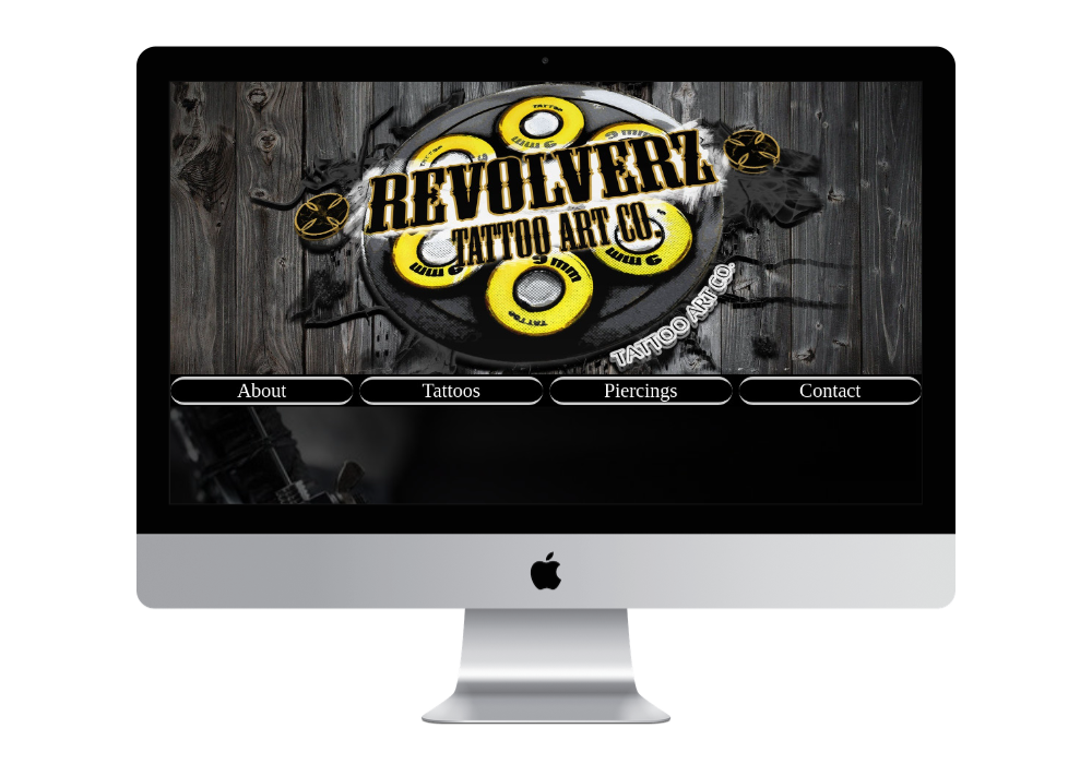 Revolverz tattoo & piercing website